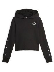 Puma Bluza "Essential" w kolorze czarnym rozmiar: 140. Czarne bluzy Puma, bez wzorów, z bawełny, z kapturem. Za 96.83 zł.