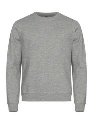 Clique Basic Roundneck bluza unisex szary melanż – grey melange. Szare bluzy CLIQUE, xs, bez wzorów, z bawełny, bez kaptura. Za 157.03 zł.