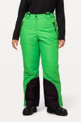 Damskie Spodnie narciarskie wodoodporne osłona przeciwśnieżna. Zielone spodnie narciarskie Ulla Popken, plus size, bez wzorów, z materiału, narciarskie. Za 639.99 zł.