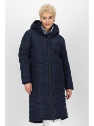 Alife and kickin Plaszcz zimowy "VedaAK" w kolorze granatowym rozmiar: XL. Niebieskie płaszcze Alife and Kickin, na zimę, xl, bez wzorów, z puchu, bez kaptura. Za 355.78 zł.