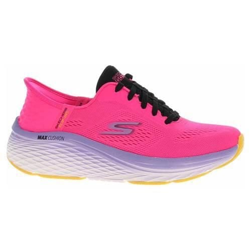 Buty do biegania damskie Skechers Max Cushioning Elite 2.0. Czerwone obuwie sportowe Skechers, z materiału, bez zapięcia, do biegania. Za 537.00 zł.