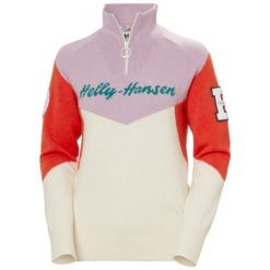 Damski sweter 1/4 zip Helly Hansen Apres. Białe swetry Helly Hansen, na zimę, bez wzorów, z dzianiny, bez ramiączek. Za 807.00 zł.