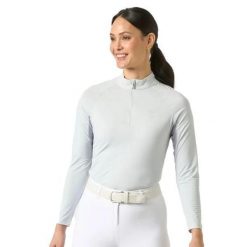 Damska bielizna termoaktywna z długim rękawem PS of Sweden Evelina Crystal. Niebieskia koszule nocne PS OF SWEDEN, bez wzorów, sportowe, bez ramiączek. Za 389.00 zł.