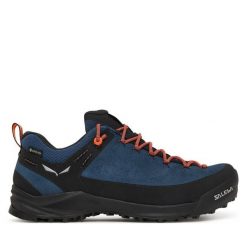 Trekkingi Salewa. Niebieskie sukienki Salewa, m, bez wzorów, sportowe, bez kołnierzyka, bez ramiączek, sportowe. Za 699.99 zł.