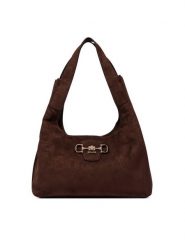 Guess Torebka Sunset HWSG23 14020 Brązowy. Brązowe torebki klasyczne Guess, z aplikacjami, z materiału, bez dodatków. Za 674.99 zł.