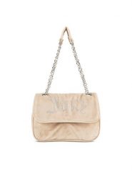 Juicy Couture Torebka BEJXT5459WPO Beżowy. Brązowe torebki klasyczne Juicy Couture, bez wzorów, z materiału, bez dodatków. Za 279.99 zł.