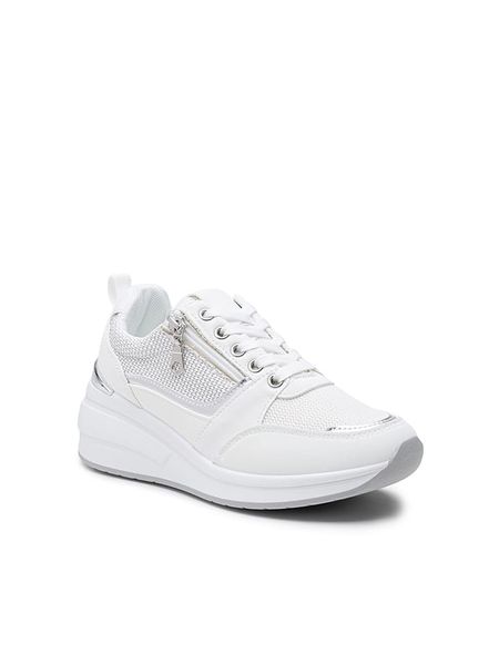 Foreverfolie Sneakersy w kolorze białym rozmiar: 39. Białe trampki Foreverfolie, bez wzorów, bez zapięcia. Za 154.95 zł.
