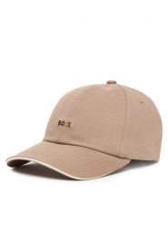BOSS Czapka z daszkiem 50533367 Brązowy. Brązowe czapki Boss, bez wzorów, z bawełny. Za 219.99 zł.