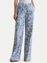 LAUREN RALPH LAUREN Spodnie materiałowe 200P08927001 Niebieski jasny Wide Leg. Niebieskie spodnie materiałowe Lauren Ralph Lauren, m, bez wzorów, ze lnu. Za 1,199.00 zł.