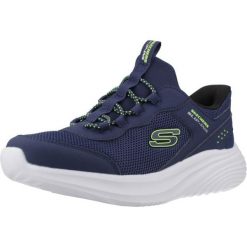Buty SKECHERS BOUNDER PRO Niebieski. Niebieskie trekkingi Skechers, z syntetyku, trekkingowe. Za 213.93 zł.