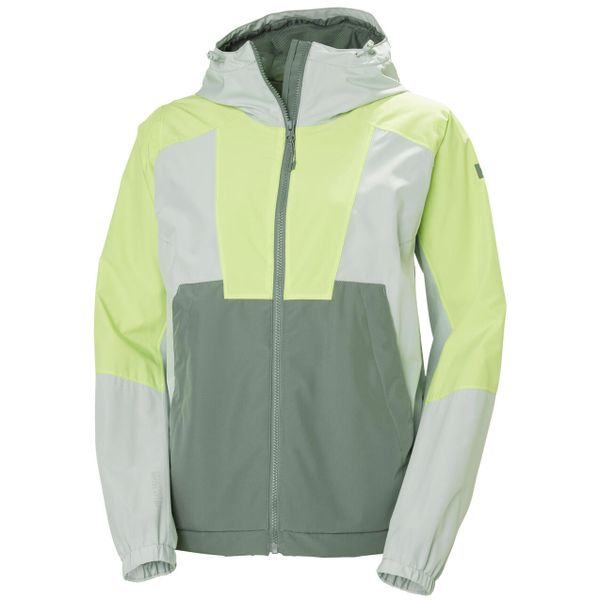 Kurtka przeciwdeszczowa damska Helly Hansen Rig Rain. Zielone kurtki sportowe Helly Hansen, bez wzorów, bez kaptura. Za 701.50 zł.