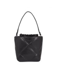 Calvin Klein Torebka Quilt K60K611666 Czarny. Czarne torebki klasyczne Calvin Klein, bez wzorów, ze skóry, bez dodatków. Za 419.99 zł.