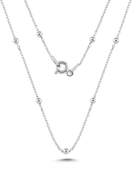 Lodie Silver Srebrny naszyjnik z elementami ozdobnymi rozmiar: onesize. Szare naszyjniki Lodie Silver, srebrne. Za 104.14 zł.