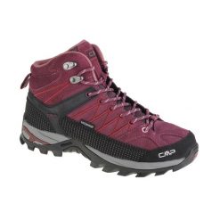 Buty trekkingowe damskie CMP Rigel Mid. Czarne trekkingi CMP, z gumy, trekkingowe. Za 359.99 zł.