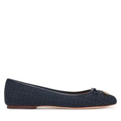 Baleriny LAUREN RALPH LAUREN. Niebieskie baleriny Lauren Ralph Lauren, bez wzorów, bez obcasa. Za 729.99 zł.