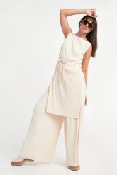 Tunika Teulada MAX MARA LEISURE. Sukienki Max Mara Leisure, m, bez wzorów, bez kołnierzyka, bez ramiączek. W wyprzedaży za 563.72 zł.