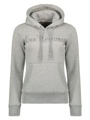 Geographical Norway Bluza "Gadislava" w kolorze szarym rozmiar: XXL. Szare bluzy Geographical Norway, xxl, bez wzorów, z kapturem. Za 74.81 zł.