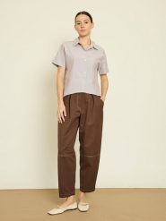 BGN Koszula w kolorze szarym rozmiar: 40. Szare koszule BGN, bez wzorów, bez kołnierzyka, bez ramiączek. Za 86.99 zł.