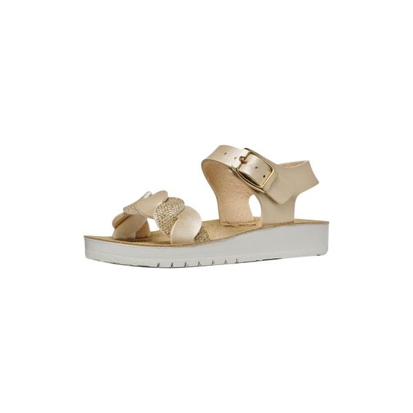 Sandały GEOX J SANDAL COSTAREI Złoty. Szare sandały Geox, bez wzorów, z syntetyku, bez obcasa, bez zapięcia. Za 189.99 zł.