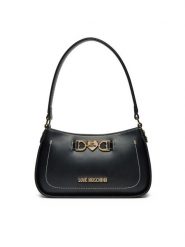 LOVE MOSCHINO Torebka JC4062PP1ML1100A Czarny. Czarne torebki klasyczne Love Moschino, bez wzorów, ze skóry, bez dodatków. Za 529.99 zł.
