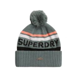 Kapelusz damski Superdry Logo. Niebieskie kapelusze Superdry, bez wzorów. W wyprzedaży za 131.90 zł.