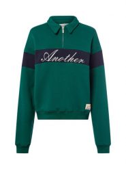 Another Cotton Lab Bluza damska Kobiety Bawełna zielony|niebieski jednolity, L. Niebieskie bluzy Another Cotton Lab, l, bez wzorów, z bawełny, bez kaptura. Za 399.95 zł.
