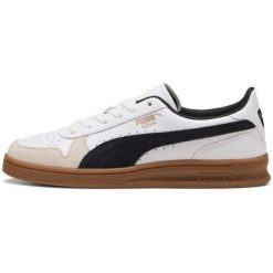 Adidasy Puma Indoor, Dla obu płci. Białe obuwie sportowe Puma, ze skóry ekologicznej, bez zapięcia. Za 390.00 zł.