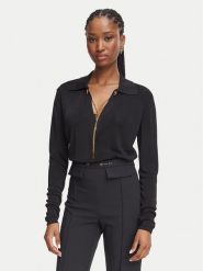 Elisabetta Franchi Body BK-03S-66E2-V440 Czarny Regular Fit. Czarne body Elisabetta Franchi, s, bez wzorów. Za 1,879.00 zł.