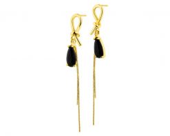 Kolczyki z mosiądzu pozłacane z kryształami. Kolczyki Artelioni, pozłacane. Za 129.00 zł.