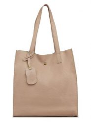 ORE10 Skórzana torebka "Ortega" w kolorze jasnoróżowym - 33 x 38 x 15 cm rozmiar: onesize. Różowe torby na ramię ORE10, bez wzorów, z materiału, na ramię, bez dodatków. Za 250.95 zł.