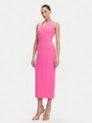 ACCESS FASHION Sukienka elegancka 53-3403 Różowy Regular Fit. Czerwone sukienki ACCESS FASHION, bez wzorów, z syntetyku, eleganckie, bez kołnierzyka, bez ramiączek. Za 389.99 zł.