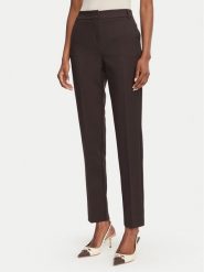Marella Spodnie materiałowe Amico2 2625136291 Brązowy ciemny Straight Fit. Brązowe spodnie materiałowe Marella, bez wzorów, z materiału. Za 424.99 zł.