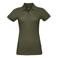 Damska Koszulka Polo Prime. Zielone koszulki polo SOL'S, s, bez wzorów, bez kołnierzyka, bez ramiączek. Za 94.99 zł.