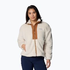 Bluza damska Columbia Boundless Discovery Sherpa Full Zip II. Brązowe bluzy Columbia, na zimę, bez wzorów, bez kaptura. Za 359.99 zł.