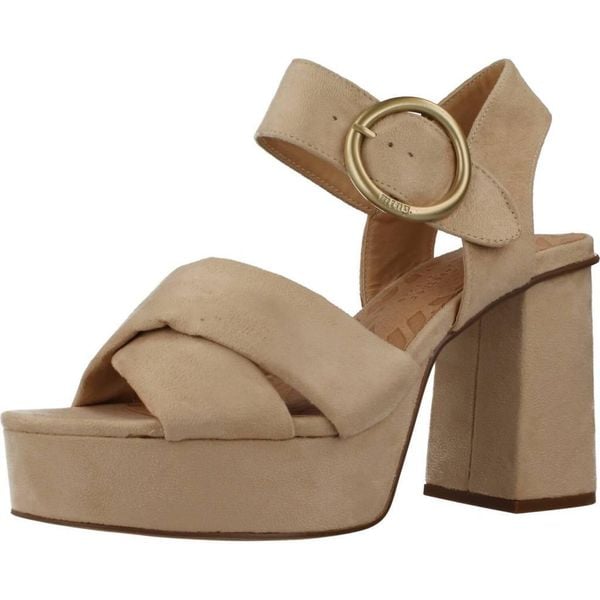 Sandały MTNG 53402M Beżowy. Brązowe sandały mtng, bez wzorów, ze skóry, sportowe, bez obcasa, bez zapięcia. Za 166.99 zł.