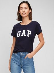 Gap T-Shirt 268820-00 Granatowy Regular Fit. Niebieskie t-shirty GAP, s, bez wzorów, z bawełny, bez kołnierzyka, bez ramiączek. Za 69.99 zł.
