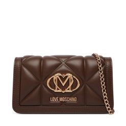 Torebka LOVE MOSCHINO. Brązowe torebki klasyczne Love Moschino, bez wzorów, bez dodatków. Za 699.99 zł.