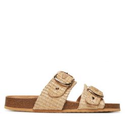 Klapki Call It Spring. Brązowe klapki Call it Spring, bez wzorów, bez obcasa. Za 209.99 zł.