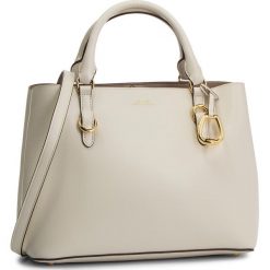 Torebka LAUREN RALPH LAUREN - Bennington 431693831011 Vanilla/Porcini. Białe torby na ramię Lauren Ralph Lauren, z aplikacjami, ze skóry, na ramię, zdobione, bez dodatków. W wyprzedaży za 709.00 zł.