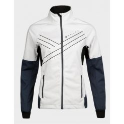 Kurtka do narciarstwa biegowego damska Halti Falun Softshell XCT. Białe kurtki narciarskie HALTI, m, bez wzorów, z softshellu, bez kaptura, narciarskie. Za 844.99 zł.