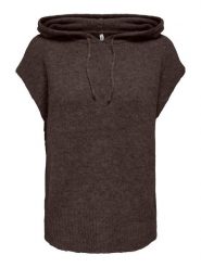 ONLY Sweter w kolorze brązowym rozmiar: XS. Brązowe swetry Only, xs, bez wzorów, bez ramiączek. Za 100.45 zł.