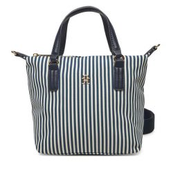 Torebka Tommy Hilfiger. Niebieskie torebki klasyczne TOMMY HILFIGER, bez wzorów, bez dodatków. Za 259.99 zł.