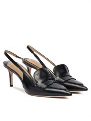 LAUREN RALPH LAUREN Szpilki 802982850001 Czarny. Czarne szpilki Lauren Ralph Lauren, bez wzorów, ze skóry, bez obcasa, na szpilce, bez zapięcia. Za 859.99 zł.