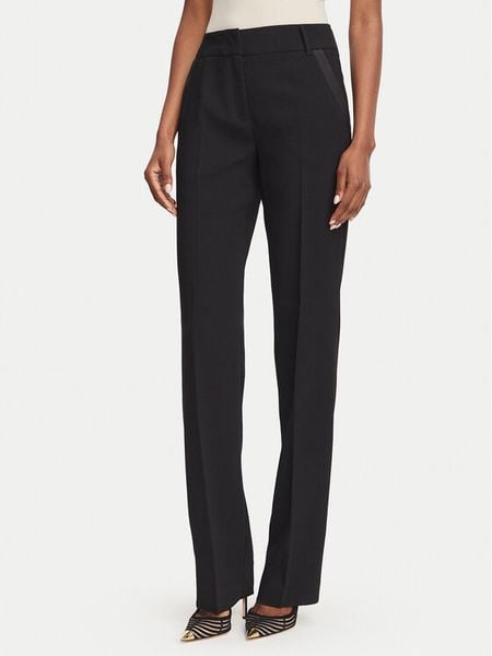 Marella Spodnie materiałowe Nembo 2623136053 Czarny Regular Fit. Czarne spodnie materiałowe Marella, bez wzorów, z materiału. Za 799.99 zł.