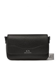 Armani Exchange Torebka 942912 CC783 0002 Czarny. Czarne listonoszki Armani Exchange, bez wzorów, ze skóry, bez dodatków. Za 479.99 zł.