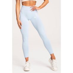 Legginsy fitness damskie Gym Glamour basic. Niebieskie legginsy GYM GLAMOUR, l, bez wzorów. Za 179.99 zł.