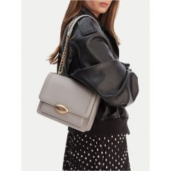 Torebka GINO ROSSI. Szare torebki klasyczne Gino Rossi, bez wzorów, bez dodatków. Za 299.99 zł.