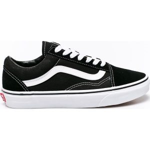 Vans - Tenisówki Old Skool. Czarne trampki Vans, bez wzorów, z materiału, bez zapięcia. Za 299.90 zł.
