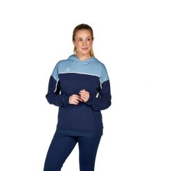 Sweat bluza z kapturem dla kobiet Erima Change. Niebieskie bluzy sportowe Erima, na zimę, bez wzorów, z kapturem. W wyprzedaży za 285.00 zł.