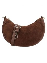 Charm Skórzana torebka w kolorze brązowym - 20 x 12 x 5 cm rozmiar: onesize. Brązowe torby na ramię Charm, bez wzorów, z materiału, na ramię, bez dodatków. Za 108.99 zł.